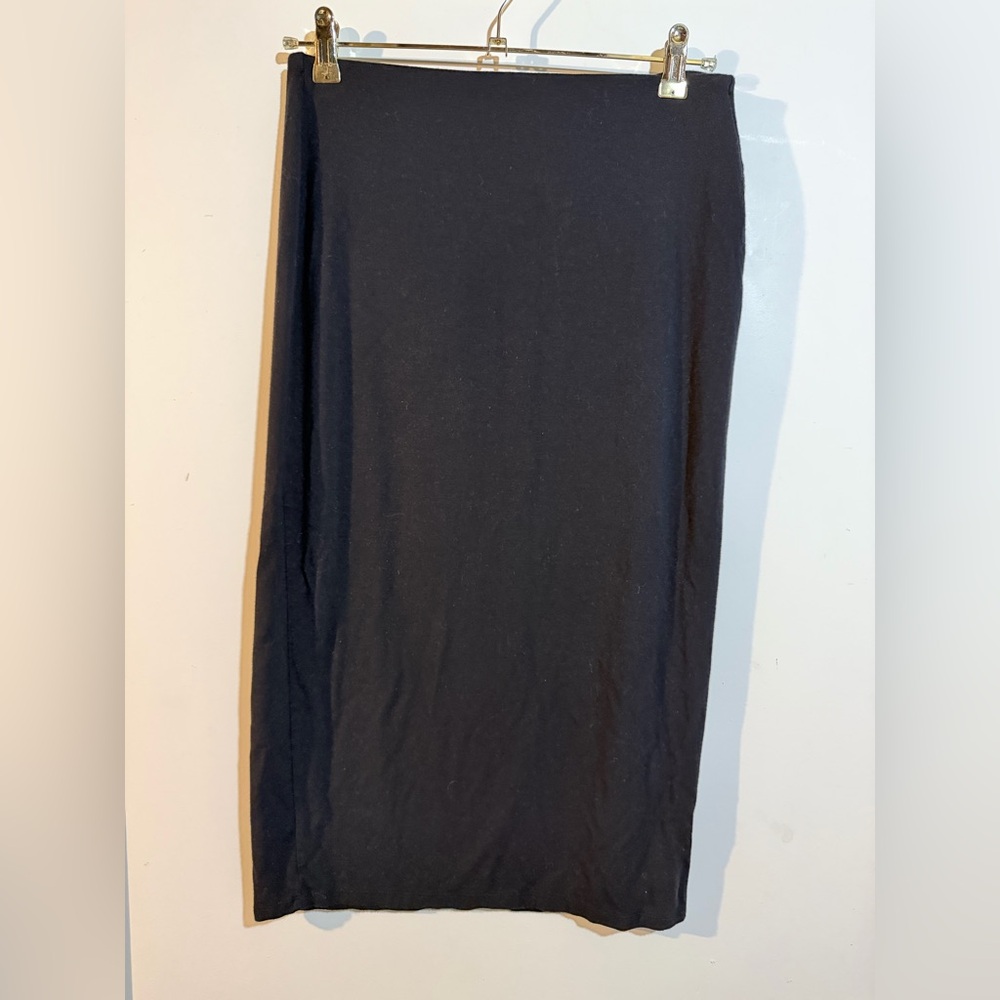Black Pencil Skirt - Classic Women's Midi Skirt